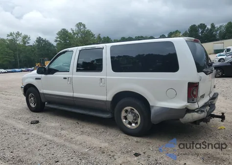 2002 Ford Excursion Xlt z USA, uszkodzony, nr VIN 1FMNU40S72EB52507